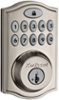 Kwikset - SmartCode Z-Wave Deadbolt Lock - Satin Nickel-Front_Standard