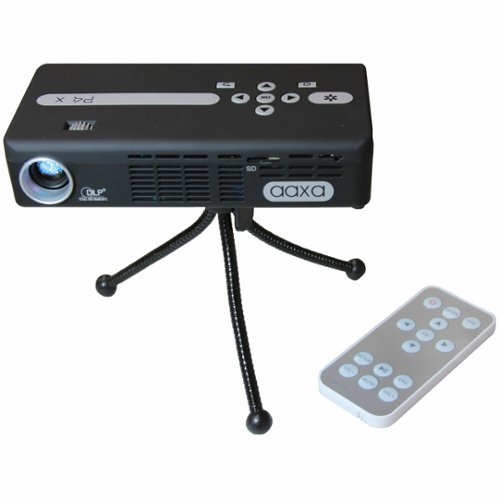  AAXA - P4X DLP Pico Pocket Projector - Black