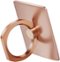 Insignia™ - Phone Ring Stand Finger Grip/Kickstand for Mobile Phones - Rose Gold-Angle_Standard