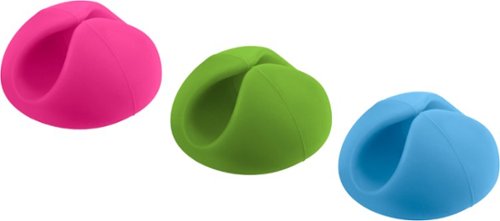  Insignia™ - Cord Keeper (3-Pack) - Pink, Green, Blue