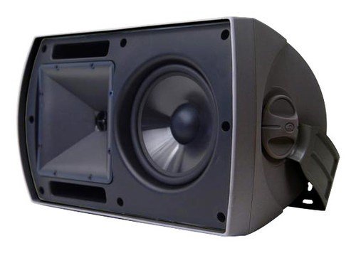 Klipsch - 6-1/2" 2-Way Outdoor Loudspeakers (Pair) - Black
