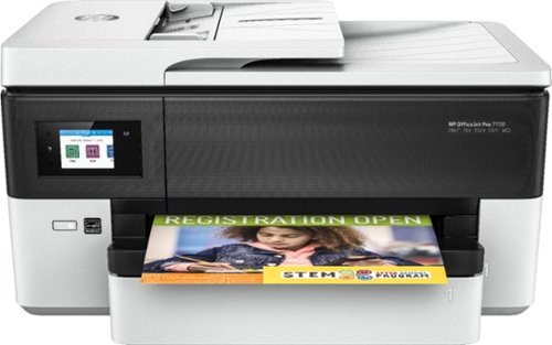  HP - OfficeJet Pro 7720 Wireless All-In-One Inkjet Printer - White