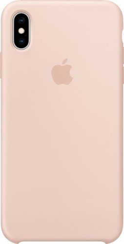  Apple - iPhone® XS Max Silicone Case - Pink Sand