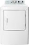 Insignia™ - 6.7 Cu. Ft. Electric Dryer with Sensor Dry and My Cycle Memory - White-Front_Standard 