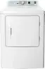 Front. Insignia™ - 6.7 Cu. Ft. Electric Dryer with Sensor Dry and My Cycle Memory - White.