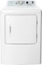 Insignia™ - 6.7 Cu. Ft. Gas Dryer with Sensor Dry and My Cycle Memory - White-Front_Standard