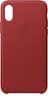 Apple - iPhone® X Leather Case - (PRODUCT)RED-Front_Standard