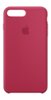 Apple - iPhone® 8 Plus/7 Plus Silicone Case - Rose Red-Front_Standard