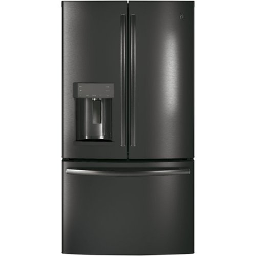 GE - 22.2 Cu. Ft. French Door Counter-Depth Refrigerator-Front_Standard 