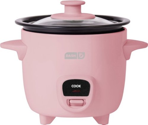 DASH - 2.25-Cup Rice Cooker - Pink-Front_Standard 