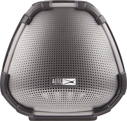  Altec Lansing - VersA Smart Portable Bluetooth Speaker with Alexa - Black/Silver