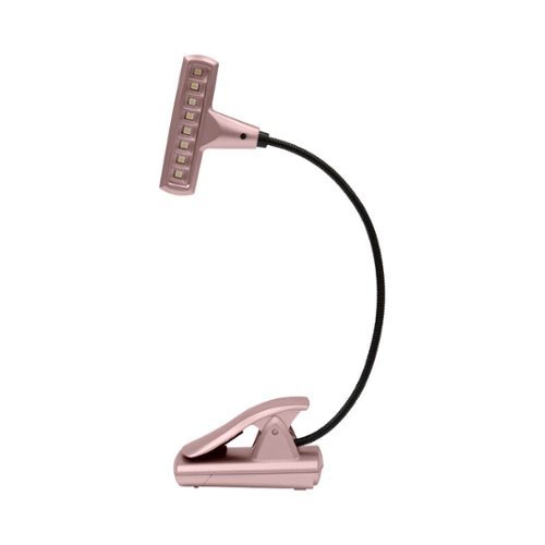 UltraBrite - 8-LED ClipAnywhere Booklight - Rose Gold-Front_Standard 