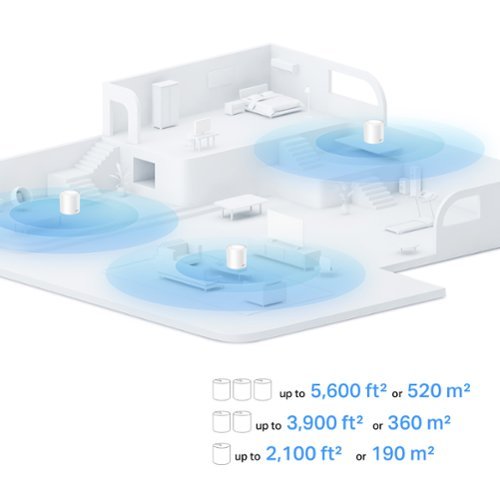 TP Link Deco X10 AX1500 Dual Band Whole Home Mesh Wi Fi 6 System