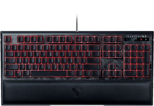  Razer - Ornata Chroma Destiny 2 Wired Gaming Mecha-Membrane Keyboard with RGB Back Lighting - Black
