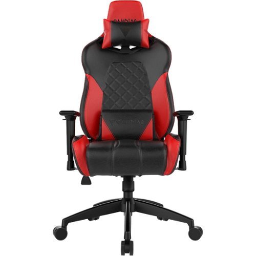 GAMDIAS - Achilles E1 Gaming Chair - Red-Front_Standard 