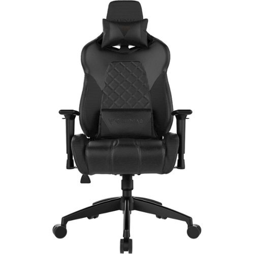 GAMDIAS - Achilles E1 Gaming Chair - Black-Front_Standard 