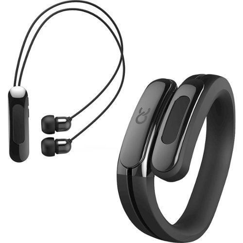  Ashley Chloe - Helix Cuff Wireless In-Ear Noise Cancelling Headphones - Black and Black