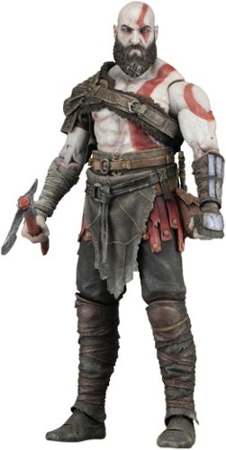  NECA - God of War (2018): Kratos 7&quot; Figure - White, Red