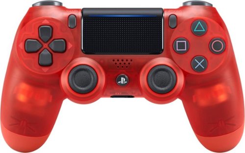  Sony - DualShock 4 Wireless Controller for PlayStation 4 - Red Crystal