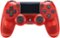 Sony - DualShock 4 Wireless Controller for PlayStation 4 - Red Crystal-Front_Standard