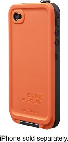  LifeProof - Case for Apple® iPhone® 4 and 4S - Orange