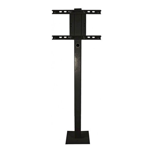 SunBriteTV - Deck Planter Pole for Most TVs Up to 65" - Black