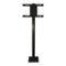 SunBriteTV - Deck Planter Pole for Most TVs Up to 65" - Black-Front_Standard