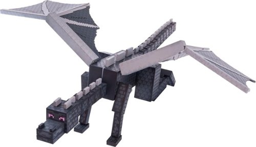  Jazwares - Minecraft Ender Dragon Action Figure - Black, Silver, Purple
