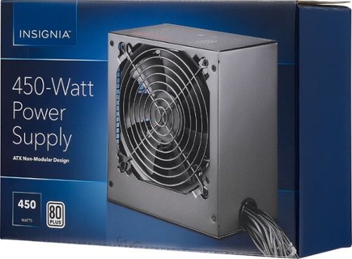 Insignia™ 450W ATX12V 2.4/EPS12V 2.92 80 Plus Power Supply - Gray BUY IN MIDDLE EAST