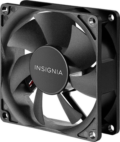  Insignia™ - 80mm Case Cooling Fan - Black