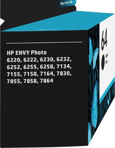 Color Black HP - 64 Standard Capacity Ink Cartridge - Black