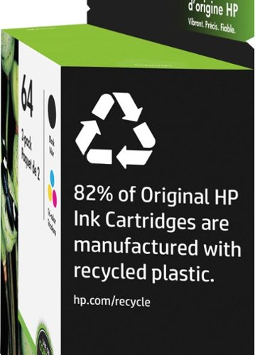 HP - 64 2-Pack Standard Capacity Ink Cartridges - Black & Tri-Color