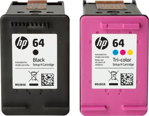 HP - 64 2-Pack Standard Capacity Ink Cartridges - Black & Tri-Color