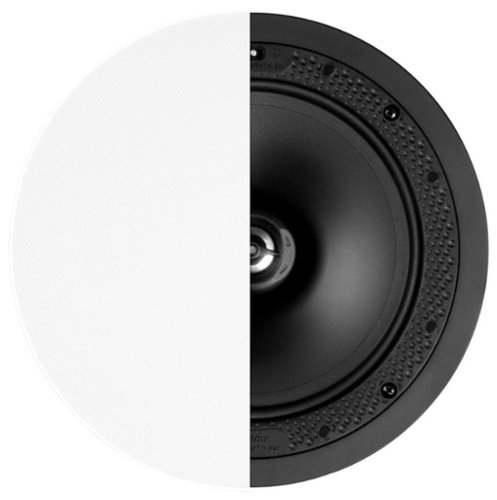 Definitive Technology - DI Series 8" Round In-Ceiling Speaker (Each) - White-Front_Standard 