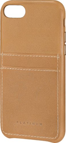  Platinum™ - Genuine American Leather Wallet Case for Apple® iPhone® 7 and 8 - Old Saddle