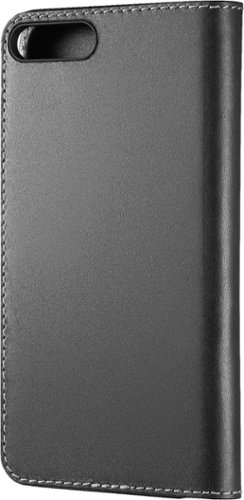  Platinum™ - Genuine American Leather Folio Case for Apple® iPhone® 7 Plus and 8 Plus - Charcoal