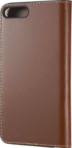  Platinum™ - Genuine American Leather Folio Case for Apple® iPhone® 7 Plus and 8 Plus - Bourbon