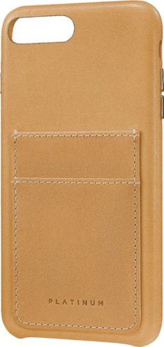  Platinum™ - Genuine American Leather Wallet Case for Apple® iPhone® 8 Plus - Old Saddle