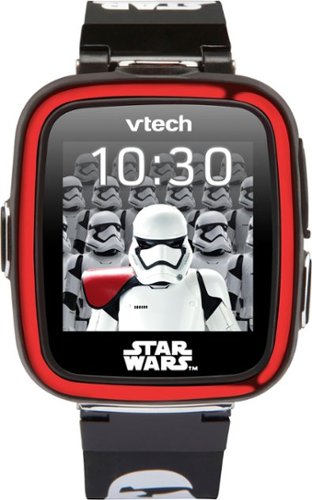VTech - Kidizoom Star Wars Stormtrooper Smartwatch - Black/Red-Front_Standard 