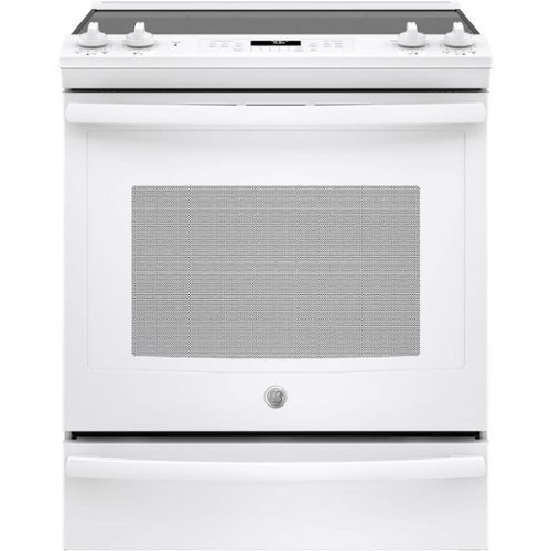 GE - 5.3 Cu. Ft. Slide-In Electric Convection Range-Front_Standard 
