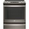GE - 5.3 Cu. Ft. Slide-In Electric Convection Range-Front_Standard