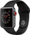 Apple Watch Series 3 (GPS + Cellular), 38mm Space Gray Aluminum Case with Black Sport Band - Space Gray - (2017)-Angle_Standard