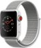 Apple Watch Series 3 (GPS + Cellular), 38mm Silver Aluminum Case with Seashell Sport Loop - Silver Aluminum - (2017)-Angle_Standard