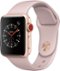 Apple Watch Series 3 (GPS + Cellular) 38mm Gold Aluminum Case with Pink Sand Sport Band - Gold Aluminum (AT&T)-Angle_Standard 
