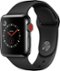 Apple Watch Series 3 (GPS + Cellular) 38mm Space Black Stainless Steel Case with Black Sport Band - Space Black Stainless Steel (AT&T) - (2017)-Angle_Standard