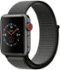 Apple Watch Series 3 (GPS + Cellular) 38mm Space Gray Aluminum Case with Dark Olive Sport Loop - Space Gray (Verizon) - (2017)-Angle_Standard