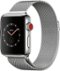 Apple Watch Series 3 (GPS + Cellular) 38mm Stainless Steel Case with Silver Milanese Loop - Stainless Steel (Verizon) - (2017)-Angle_Standard