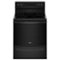 Whirlpool - 5.3 Cu. Ft. Freestanding Electric Range - Black-Front_Standard