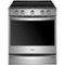 Whirlpool - 6.4 Cu. Ft. Slide-In Electric Convection Range with Self-Cleaning with Air Fry with Connection - Stainless Steel-Front_Standard 