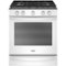 Whirlpool - 5.8 Cu. Ft. Slide-In Gas Convection Range with Self-Cleaning with Air Fry with Connection - White-Front_Standard 